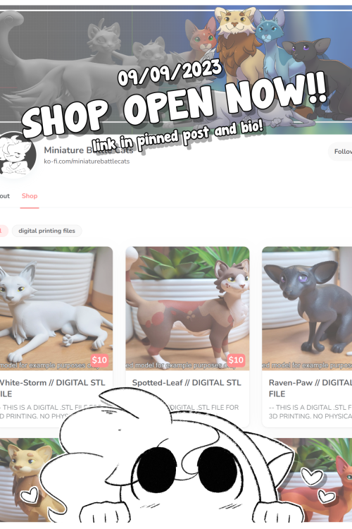 I Am So So Excited To Announce The Official Launch Of The Miniature Battle Cats Shop