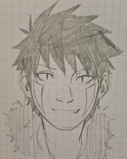 I'm Redrawing Some Old Art For Fun, Here's One Of Kiba I Did