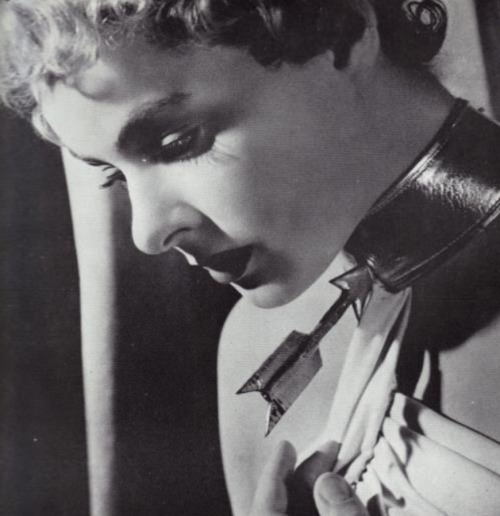  Ingrid Bergman wearing Dali’s choker in Spellbound Directed by Alfred Hitchcock 1945 