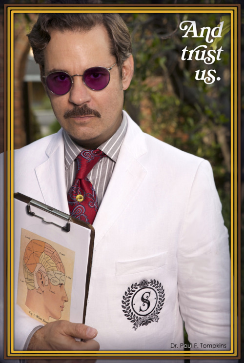 SUPEREGO IS BACK! AND PACKED WITH ACTION-SATISFACTION!
And what’s more, we’re bringing Paul F. Tompkins with us. That’s right, he’s joining the Superego Clinic For Analytical Pscience™ as a regular member. It’s time you got ready to get ready.
But...