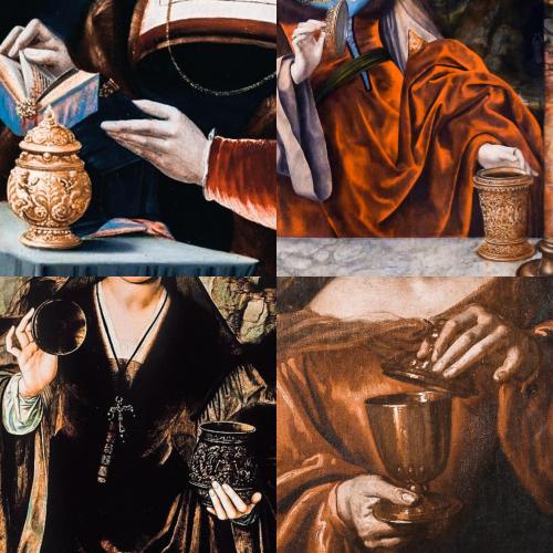 Cups in Mary Magdalene paintingsiii/iv
