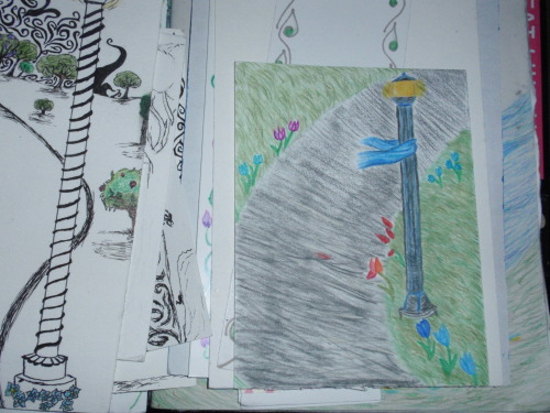 *points Up* This Is The Front Of The Sketchbook Ive Been Carrying Around With Me For About 1 To 2 Years