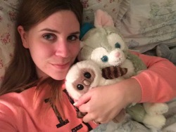 Night night, I tried to be cute but instead am too sleepy to live.   Also, welcome Gelatoni to my family! Thank you to whoever got him for me from my wishlist! (I legit don&rsquo;t know, there was no note and no one has told me that they did!)