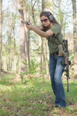 girlandguns:  Girl With Gun  http://girls-andguns.blogspot.com/