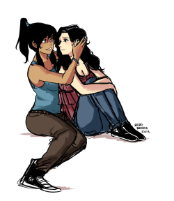 beroberos:  An anon requested Asami comforting Korra but I did