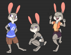 possumtool:  Judy is fiercely optimistic and independent. She is a strong and clever, young woman full of determination. I can honestly say Hopps is one of the best female protagonists I`ve encountered in a theatrical released movie. &lt;3