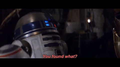pissedoffr2:Here’s a rough translation of what the droids were saying in their reunion in Episode 7.