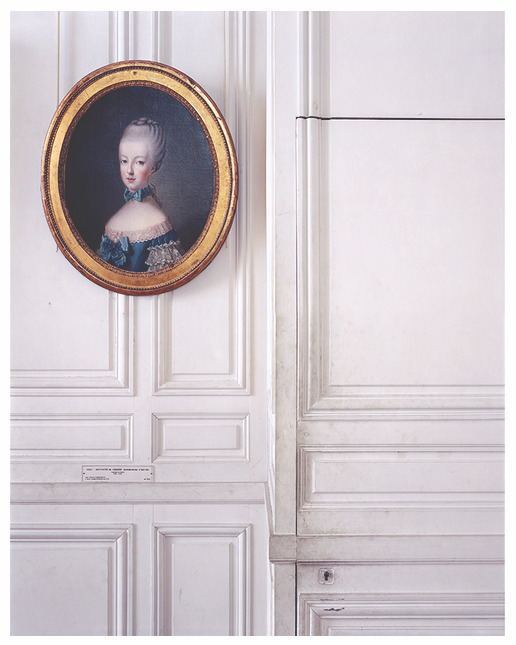 Portrait of Marie-Antoinette photographed by Robert Polidori