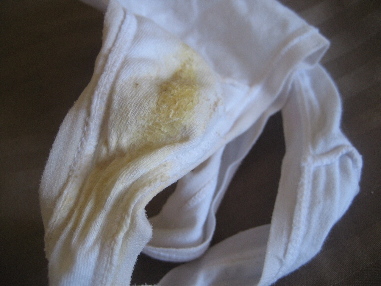 Wife s dirty panties and pad