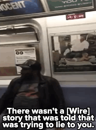 cleophatracominatya:  uniquevessels:  micdotcom:  Watch: After being called a racial slur, ‘The Wire’ star Chad L Coleman launches into epic rant on the subway   So somebody called him the n-word and they acting like he went crazy.  Sigh..thanks,