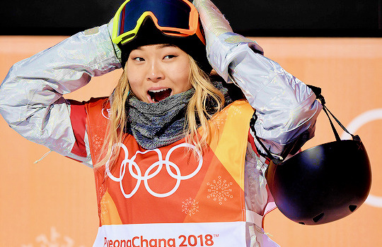 quicksiluers: Congrats to Chloe Kim for winning gold in the Women’s Halfpipe Competition