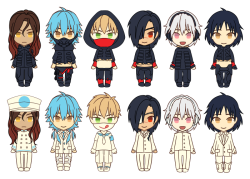 masasei:  chiral night dmmds!! these will either be rubber straps or acrylic charms so watch out for a PO soon ( ﾟ▽ﾟ)~ 