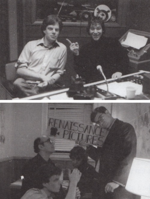 thedeaditeslayer:Early photos of the  Renaissance trio during The Evil Dead era.