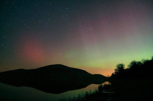 This amazing image of the Northern Lights was captured by Frank Ryan on St Patrick’s Day (Marc