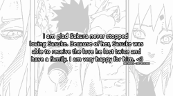 sasusaku-confessions:  “I am glad Sakura