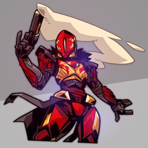 princeofcake: ‪My Destiny 2 titan. “Why do I videogame too much?” I’ve asked myself since the very day I was born. Right outta the womb. Doctor was very confused 🤷‍♂️