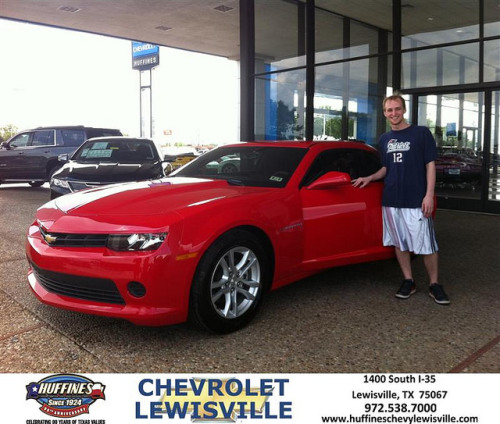 Congratulations to Adam Lundeen on your #Chevrolet #Camaro purchase from Pamela Profitt at Huffines Chevrolet Lewisville! #NewCar on Flickr.