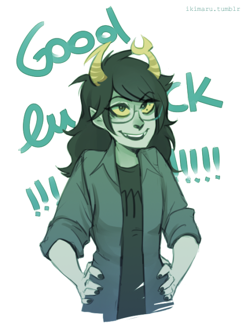 Vriska for benzopyrene-612 who was the winner of the raffle on my patreon 8’)