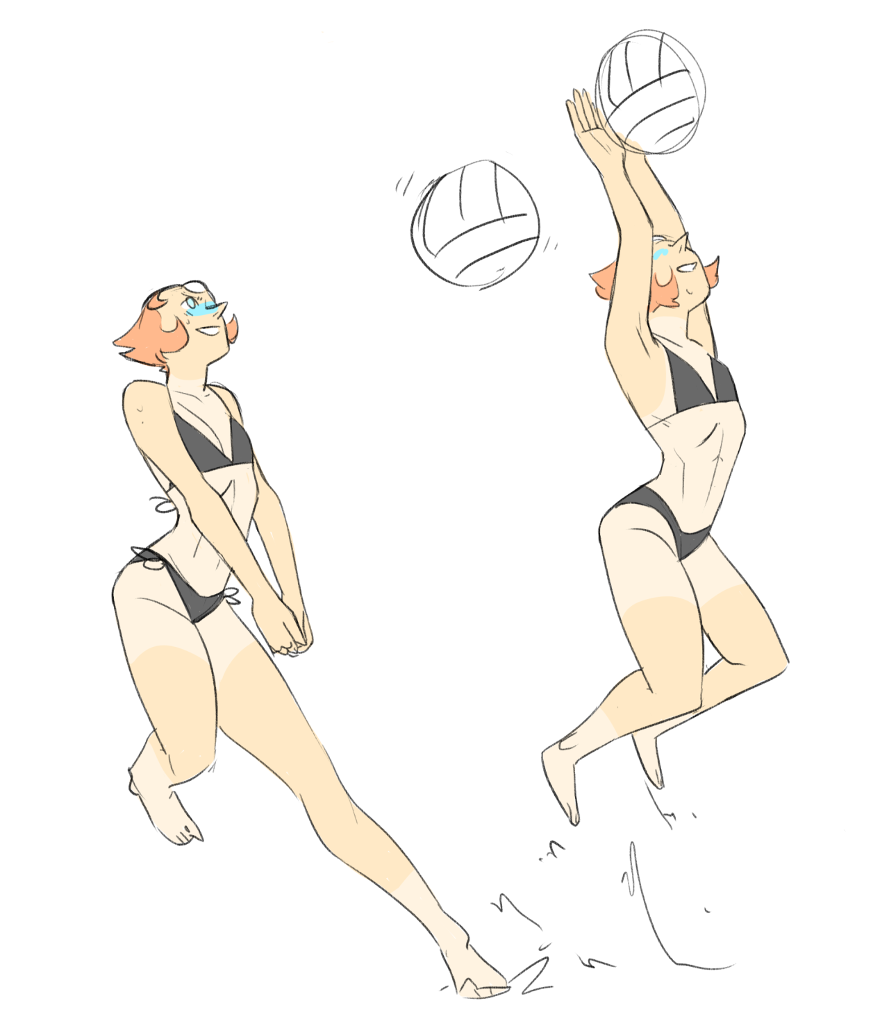 bondibee:  did u know I like to draw pearl in bikinis  