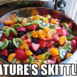 Nature&Amp;Rsquo;S Skittles #Fruits #Fruitsalad #Saladporn #Foodporn