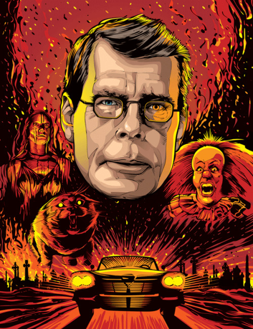 Happy Birthday Stephen King!Stephen King, the king of horror and suspense, turns 70 today! Thanks fo