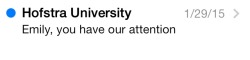 teashoesandhair:  illegal-skeletons:I keep getting terrifying emails from colleges  Emily, we’re coming for you 