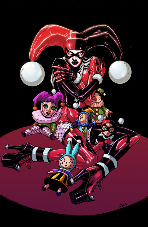 Porn photo  Harley Quinn and friends 2 by olivernome 