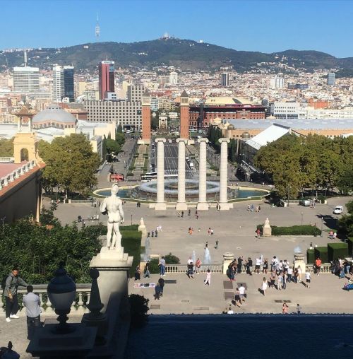 #TBT Barcelona desde el Museo . . . . . . . . . . . . . . . . . . . . . . . . . . . . . . . . . . . 