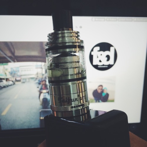 Taifun GT II nano kit with tank. Grab it from Vapor Hub Sunway for RM70 + RM10 postage. Very good flavouring tank. need a little time to setup tho.