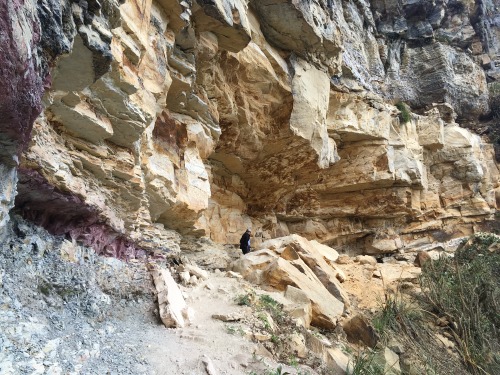 Limestone cliffs, northern Andes near Chachapoyas, Peru