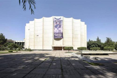 : . panoramic cinema hall . Palace of Arts with panoramic cinema, designed by architects: V.Berezin,