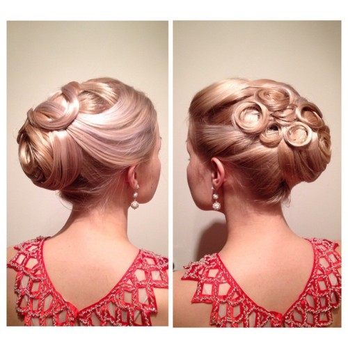 My &lsquo;do from last night. I really thought one picture wouldn&rsquo;t show the while ide