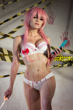 hotcosplaychicks:  Murderous love by FrancineCaroline ENTER OUR GEEK FUEL GIVEAWAY HERE: http://hotcosplaychicks.tumblr.com/giveaway
