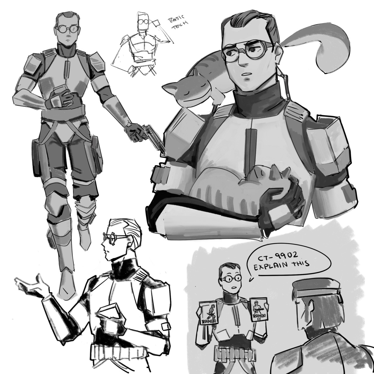 Tactical Tenderness & Strategic Softness — sarcastic-sketches: Sketch page  for my