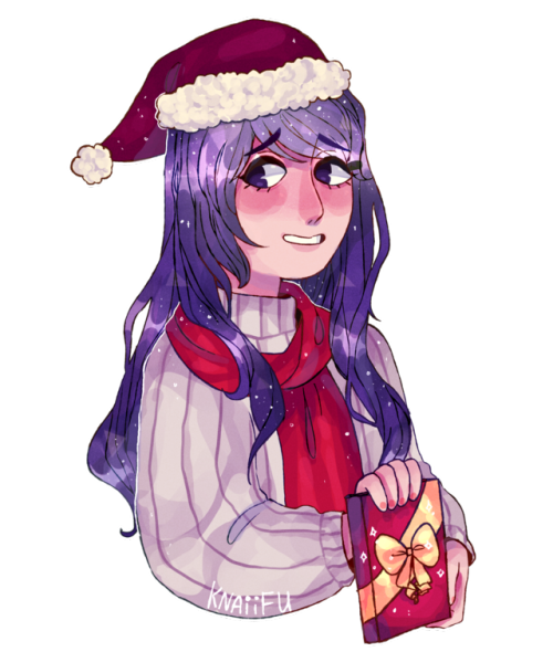 knaiifu: happy holidays from the literature club! (click for better quality)