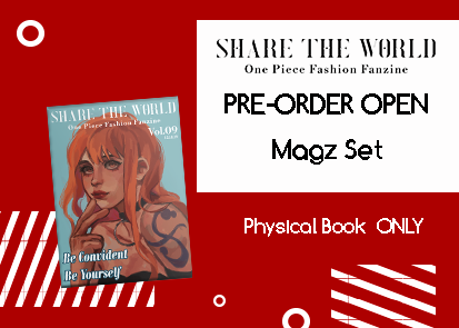 sharetheworldzine: sharetheworldzine:  ONE PIECE SHARE THE WORLD ZINE PREORDERS OPEN Preorders are o