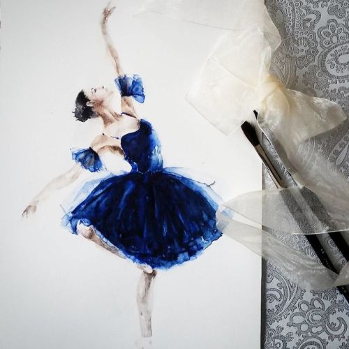 culturenlifestyle:Ballet Watercolor Illustrations by Yulia ShevchenkoRussian artist Yulia Shevchenko