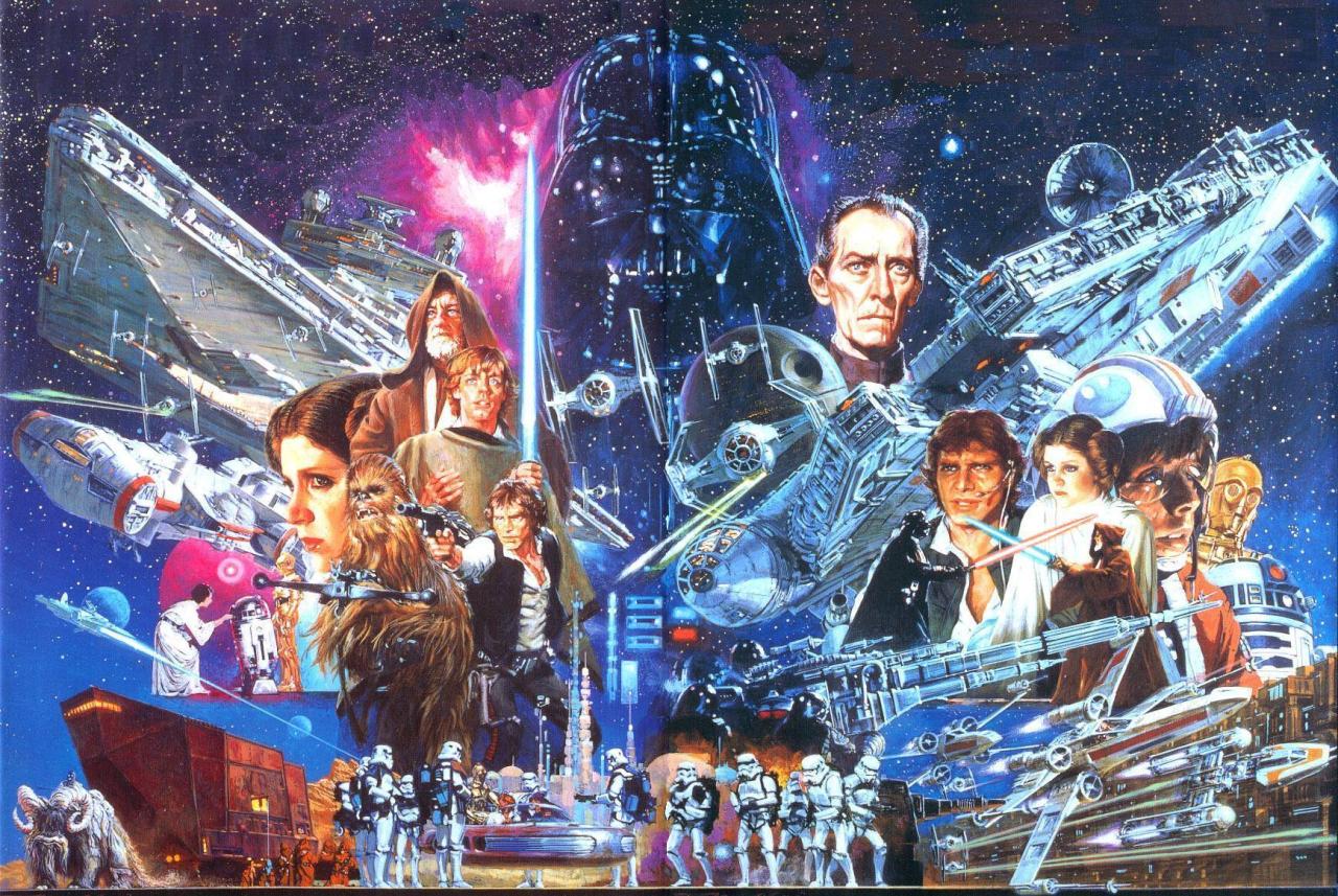 70sscifiart:  70sscifiart:  The original trilogy.  May the fourth be with you. Here’s