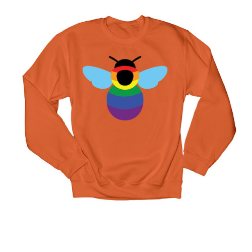 brilliantbotany: NEW Rainbow Bee Tee available through 10/6! Available in multiple cuts and colors. 