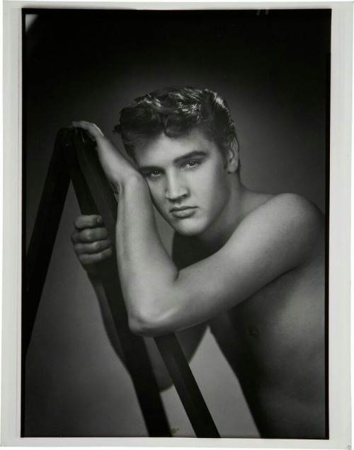 oldsoulretro:
“William Speer Shirtless Photo Print of Elvis Presley (1955). He would be a worldwide icon within a year, but before Elvis became a household word, he walked into the Memphis photography studio of Will and Vancil Speer for some...