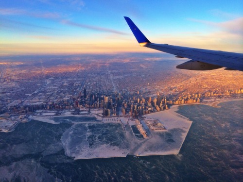 nbcnightlynews:  Incredible view: Polar vortex as seen from the skies above Chicago More: http://nbcnews.to/19QH27s l Photo: Hank Cain