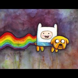 #adventuretime #nyancat #finnandjake