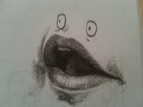 ashiecrackerr: So in my basic drawing class we are learning to draw facial features and I couldnt he