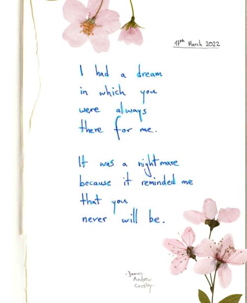 Dreams can home from hell. I know that now. #journal #writing #visualpoetry #visualpoem #diary #poem