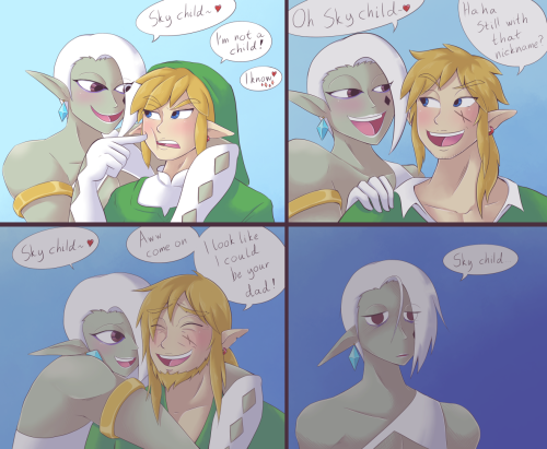 …So this was supposed to be a silly dilf Link comic but it accidentally turned depressing&hel
