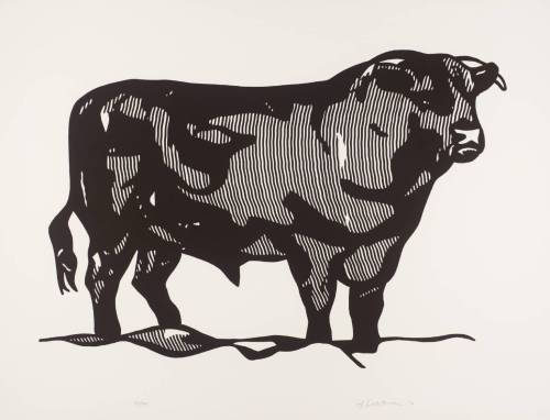 artmastered:  Roy Lichtenstein, Bull Profile series, 1973 A first-rate masterclass in abstraction, courtesy of American Pop giant Roy Lichtenstein. 