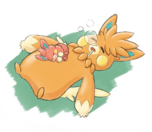 My Pawmot And His Shiny Daughter For Mikasketchtember2023 On Instagram O W O
