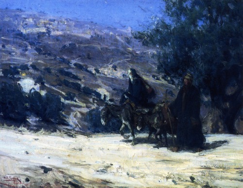 Flight into Egypt, 1899, Henry Ossawa Tanner