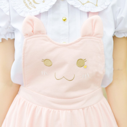 jessabella-hime:Cute kawaii cat lolita braces skirt from [Sanrense]Use Limited Time Discount Code ‘c