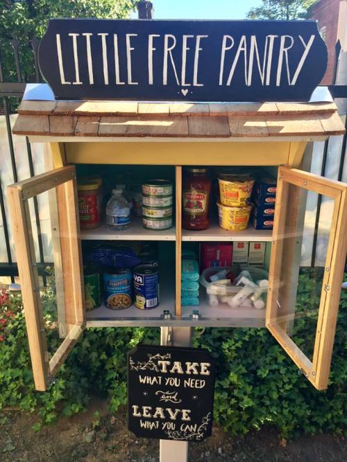 solarpunkwobbly: The Little Free Pantry Project The Little Free Pantry utilizes a familiar, compelli